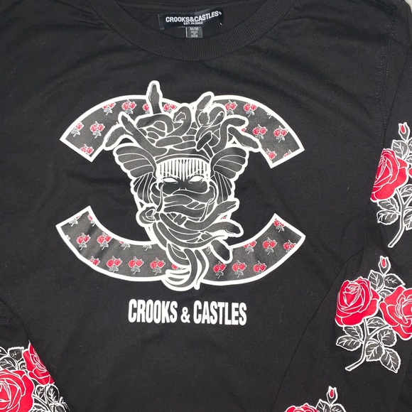 CROOKS&CASTLES LONG SLEEVE T-SHIRT - Picture 3 of 3